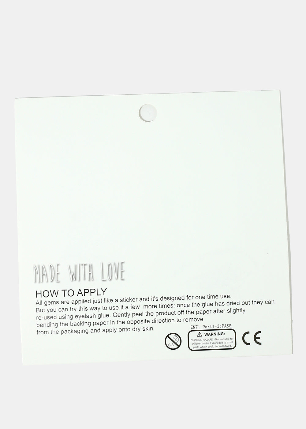 Adhesive Face Jewels