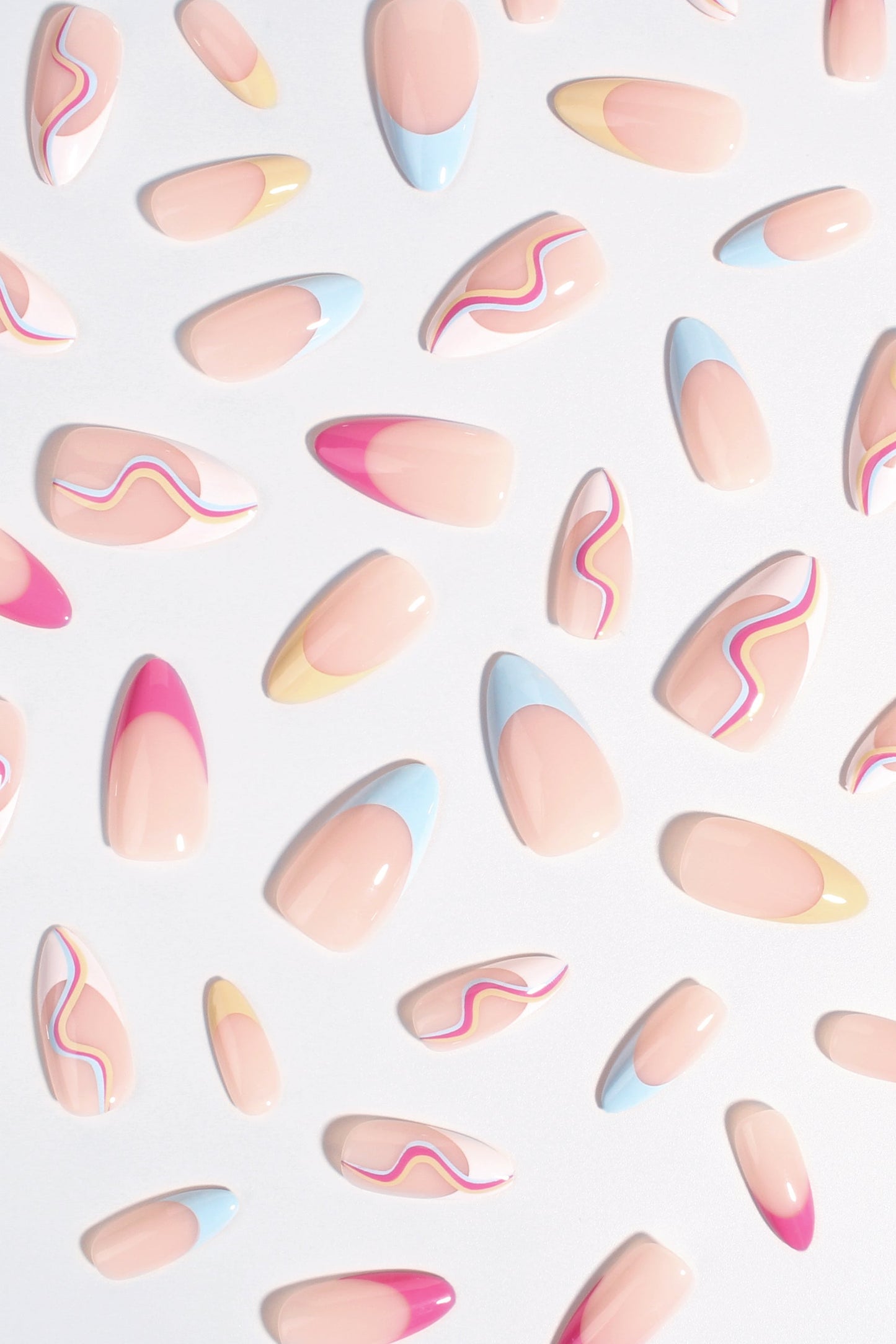 Bonmuz - Flamingo Dash | Soft & Durable Press-On Nails