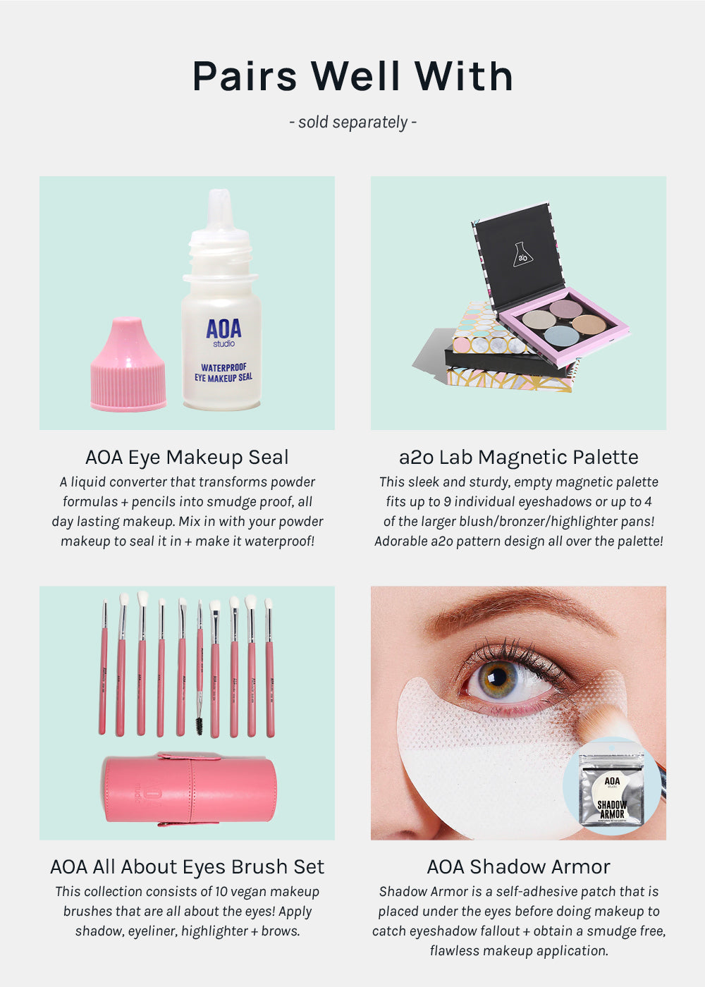 AOA Single Pressed Eyeshadow - Tope