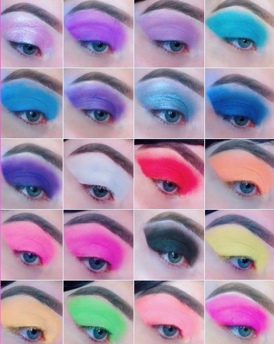 Inked Doll Cosmetics - *UV* PIERCED BARBIE (Barbie Pink) Pressed Eyeshadow Single