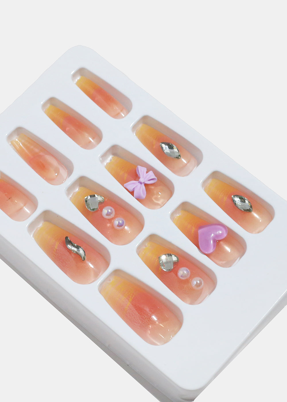 AOA Studio Peachy Daydream 5D Pre-Glued Press-On Nails