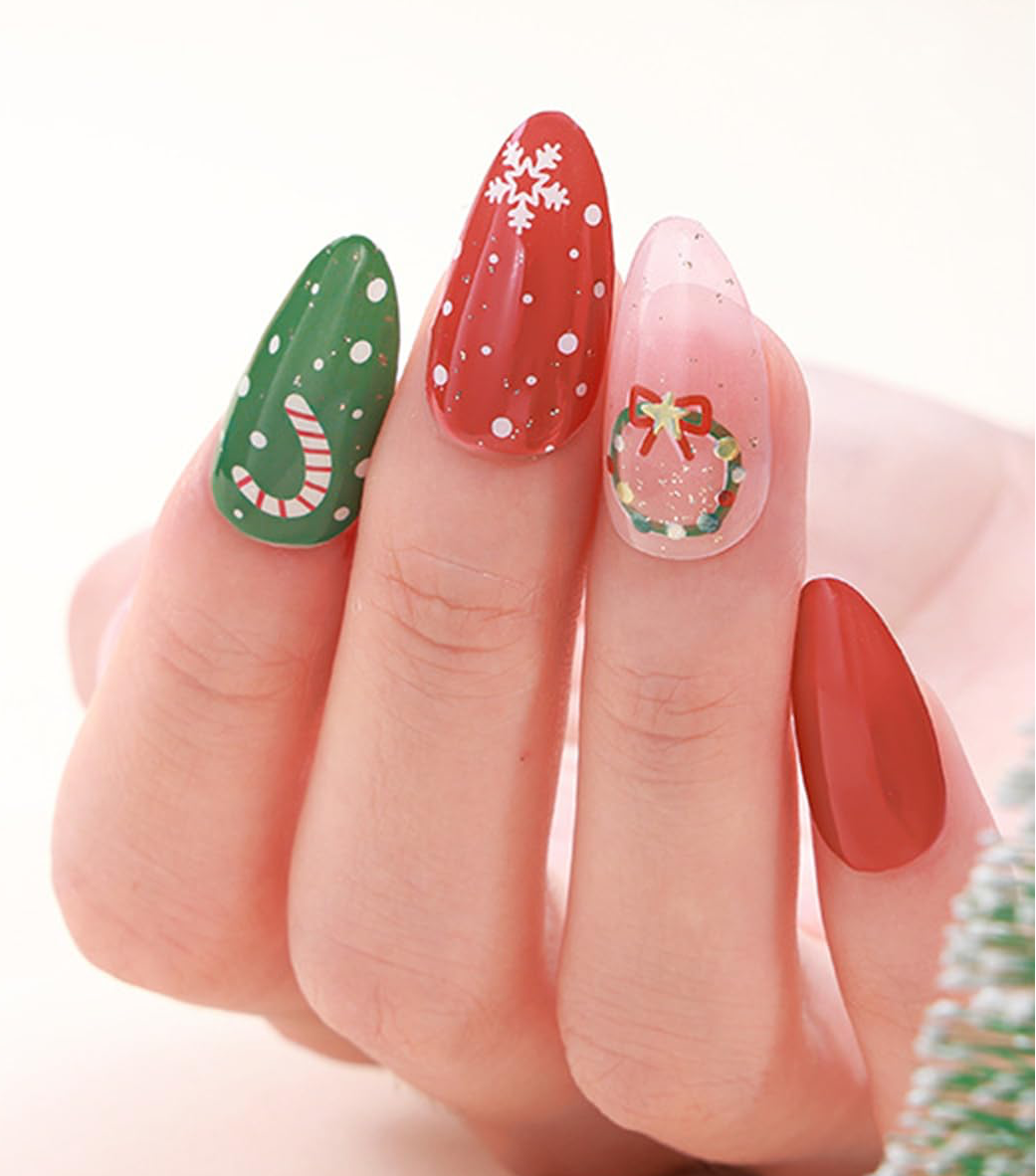 Candied Nails - Nail Sticker - Christmas Joy Gel Nails