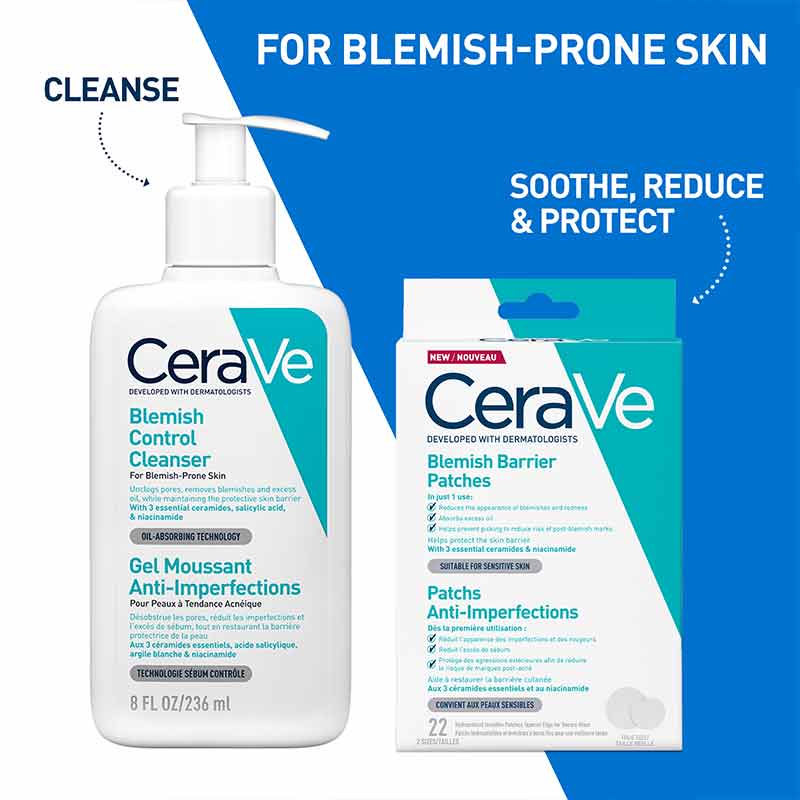 CeraVe Blemish Control Clay to Foam Cleanser For Blemish Prone Skin