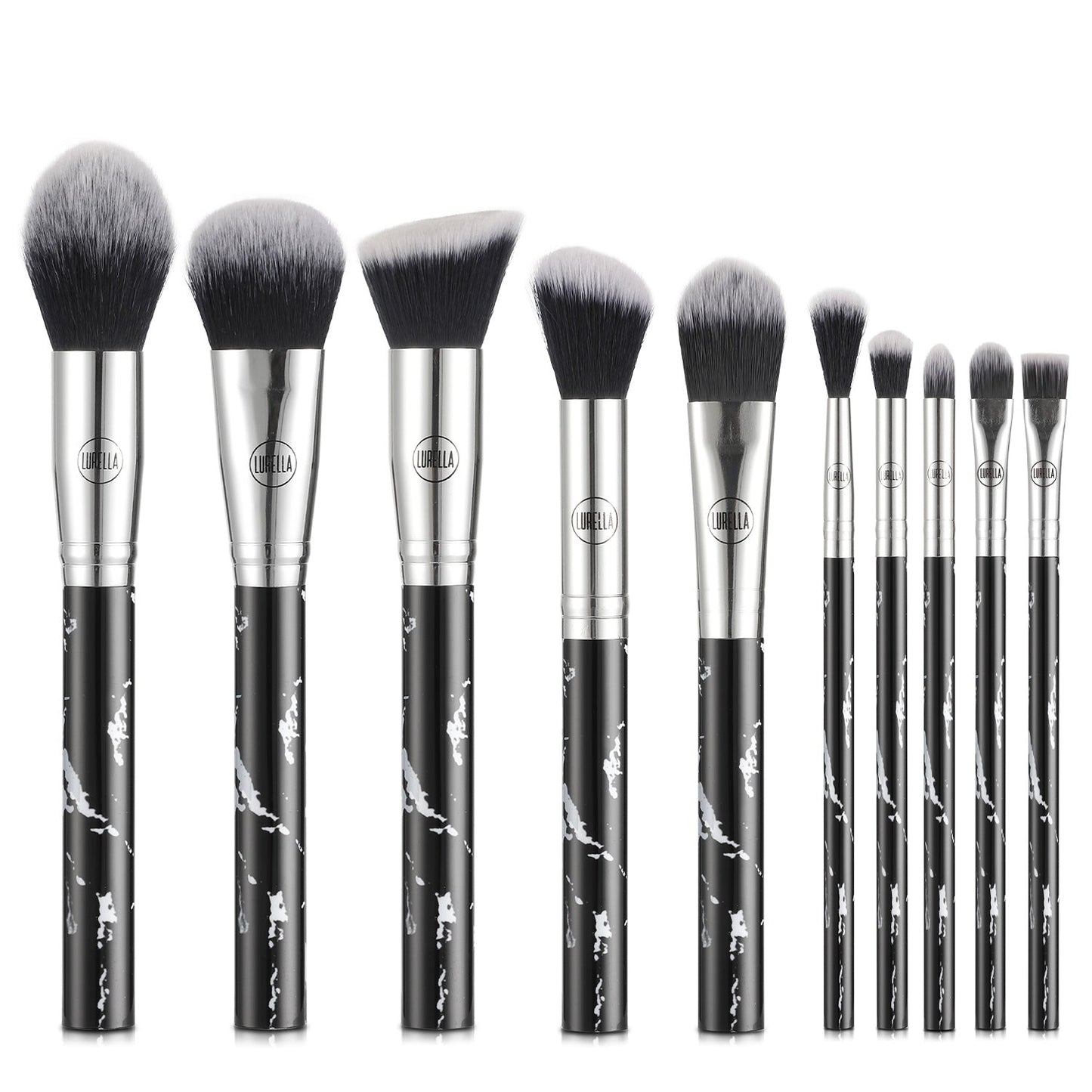 Lurella Cosmetics - Deluxe Marble Brush Set