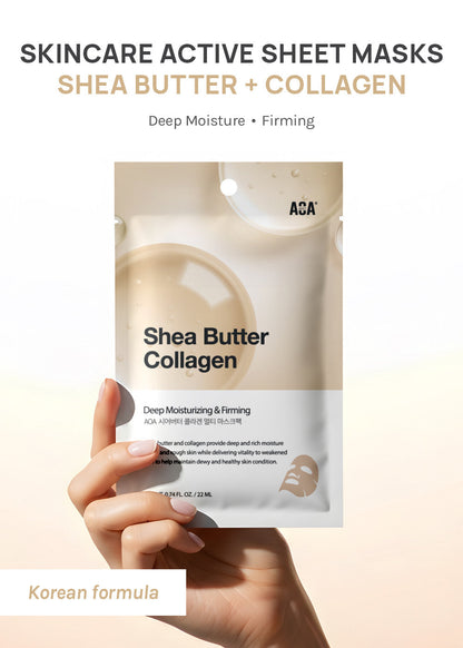 AOA Skin Shea Butter + Collagen Sheet Mask