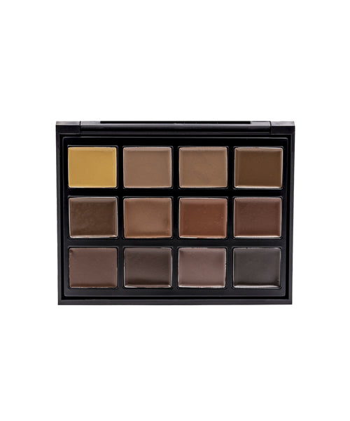 Crown Brush - Pro Eyebrow Palette 12EB