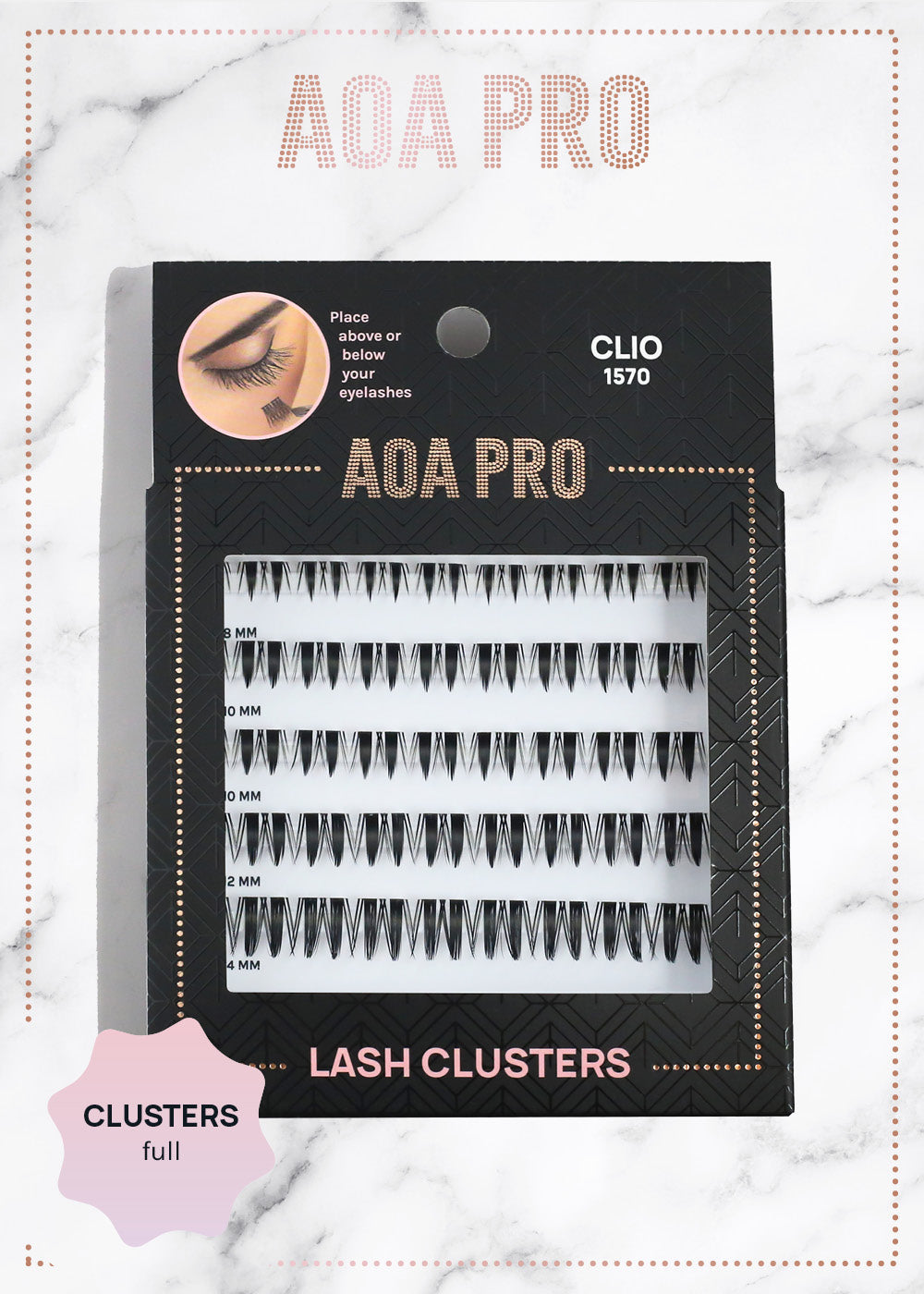 AOA Pro Lash Clusters: Clio
