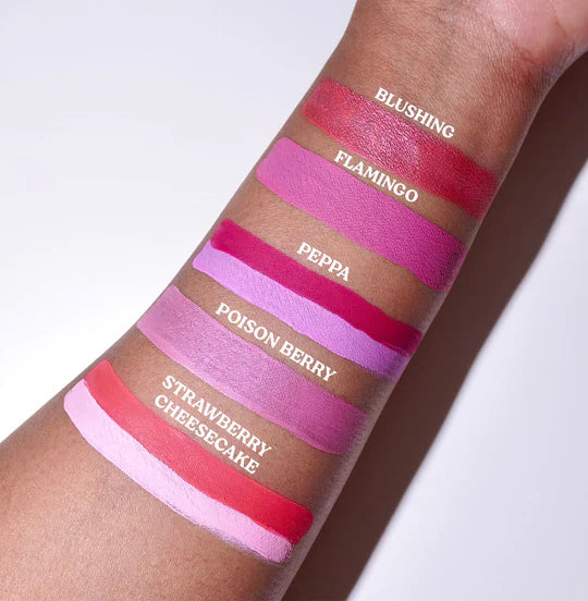 Glisten Cosmetics Blushing (Metallic Red Pink) Pan