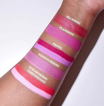 Glisten Cosmetics Blushing (Metallic Red Pink) Pan