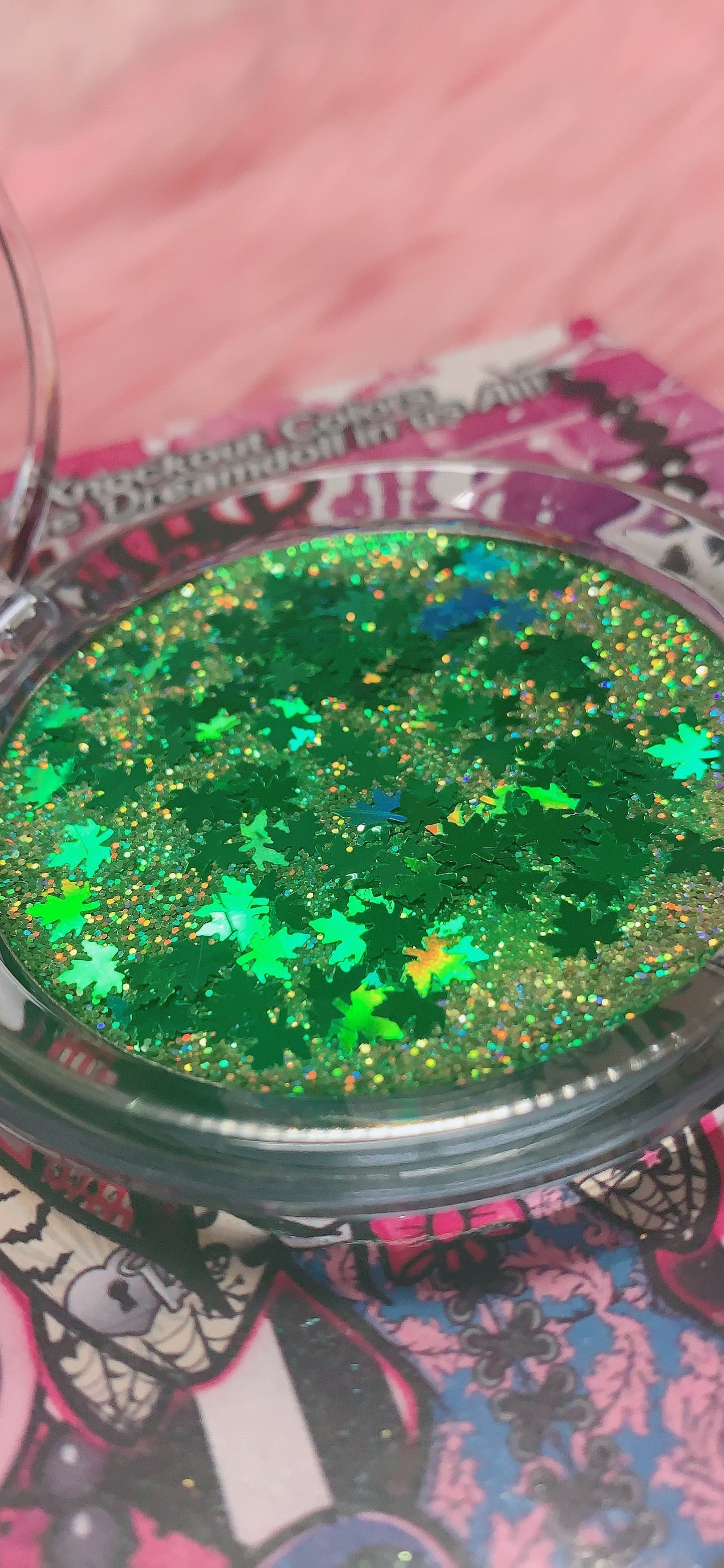 Inked Doll Cosmetics - 420 GLITTER HIGHLIGHTER (36 mm or 59 mm HUGE!!)