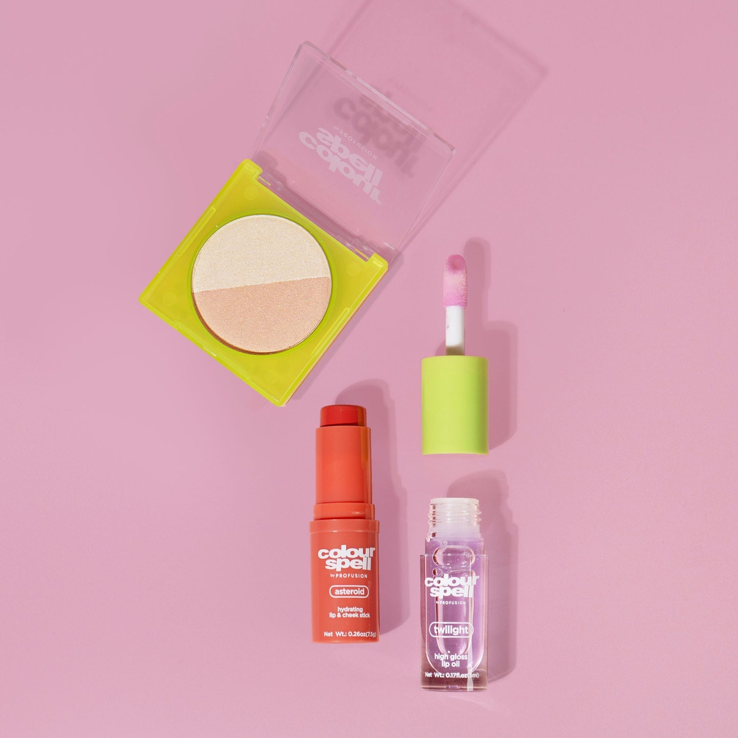 ColourSpell - Serving Glow Collection- Highlight, Blush & Lip Oil