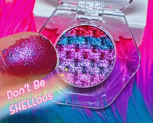 Inked Doll Cosmetics - DON’T BE SHELLOUS “MERMAIDIA COLLECTION” PRESSED TRIPLECHROME