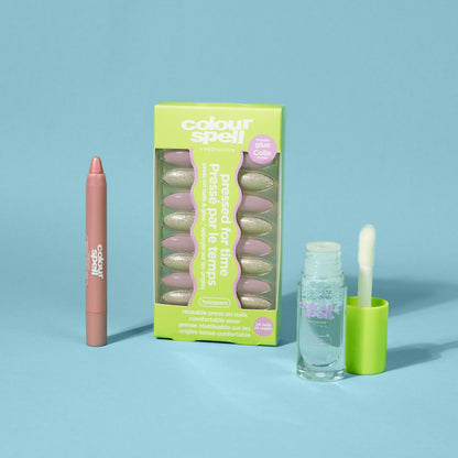 ColourSpell - Pressed, Glossed and Polished Collection- Shadow, Lip Oil & Nails