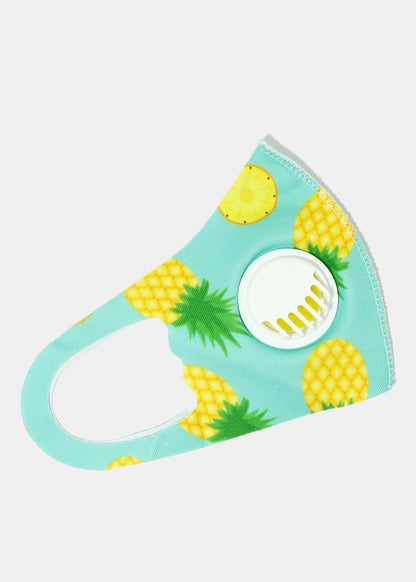 Fruity Print Kid's Face Mask