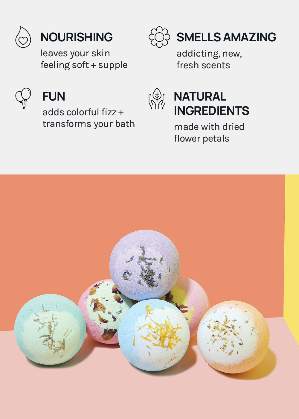 AOA Bath Bomb- Peach Princess