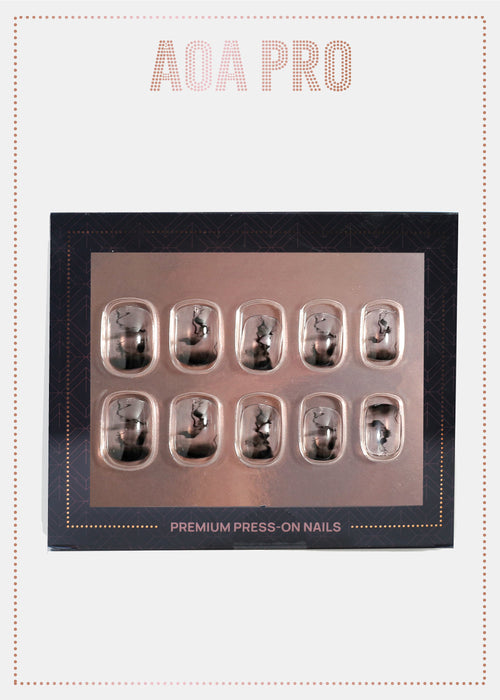 AOA Pro Press-On Nails: Dark Cloud