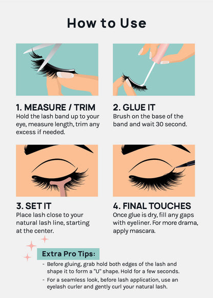 A+ Glam 3D Faux Mink Lashes - Barcelona