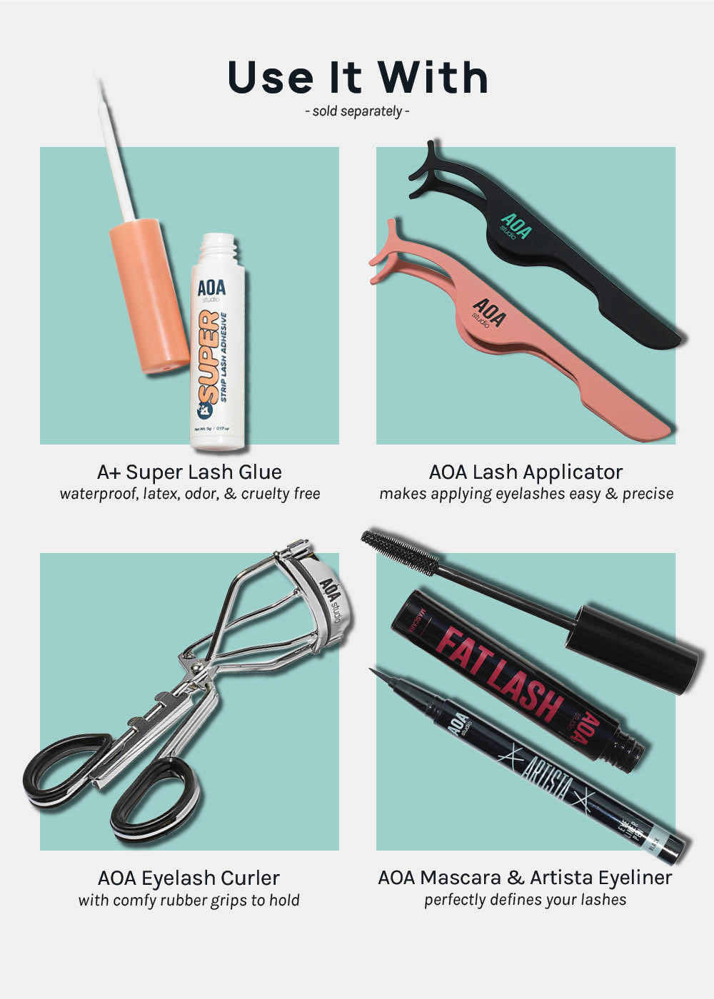 A+ Glam 3D Faux Mink Lashes - Amsterdam