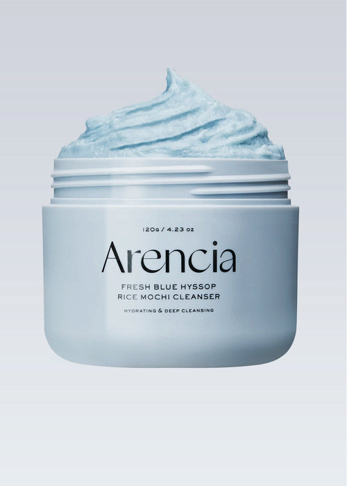 Arencia Fresh Blue Hyssop Rice Mochi Cleanser 120g