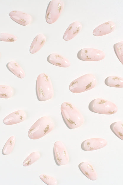 Bonmuz - Hushed Shimmer | Soft & Durable Press-On Nails