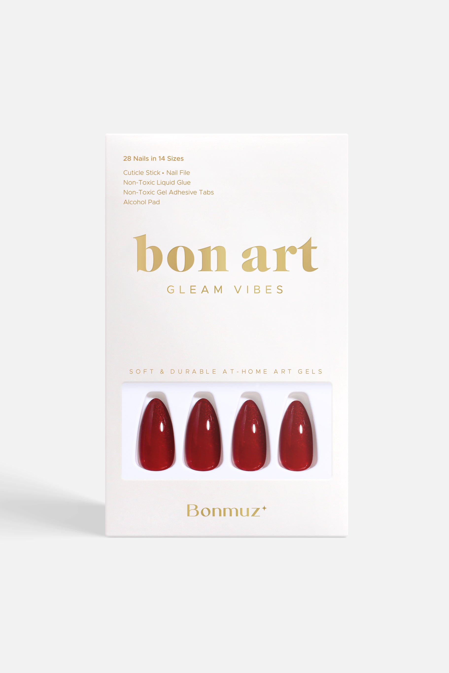 Bonmuz - Ruby Quartz | Soft & Durable Press-On Nails