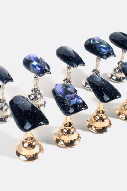 Bonmuz - Sapphire Stardust | Pro Handmade Gel Nails