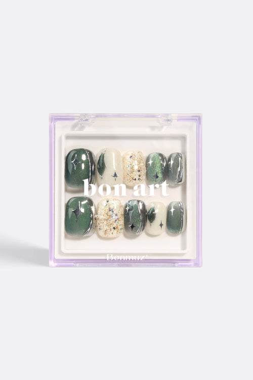 Bonmuz - Woodland Glitter Gala | Pro Handmade Gel Nails