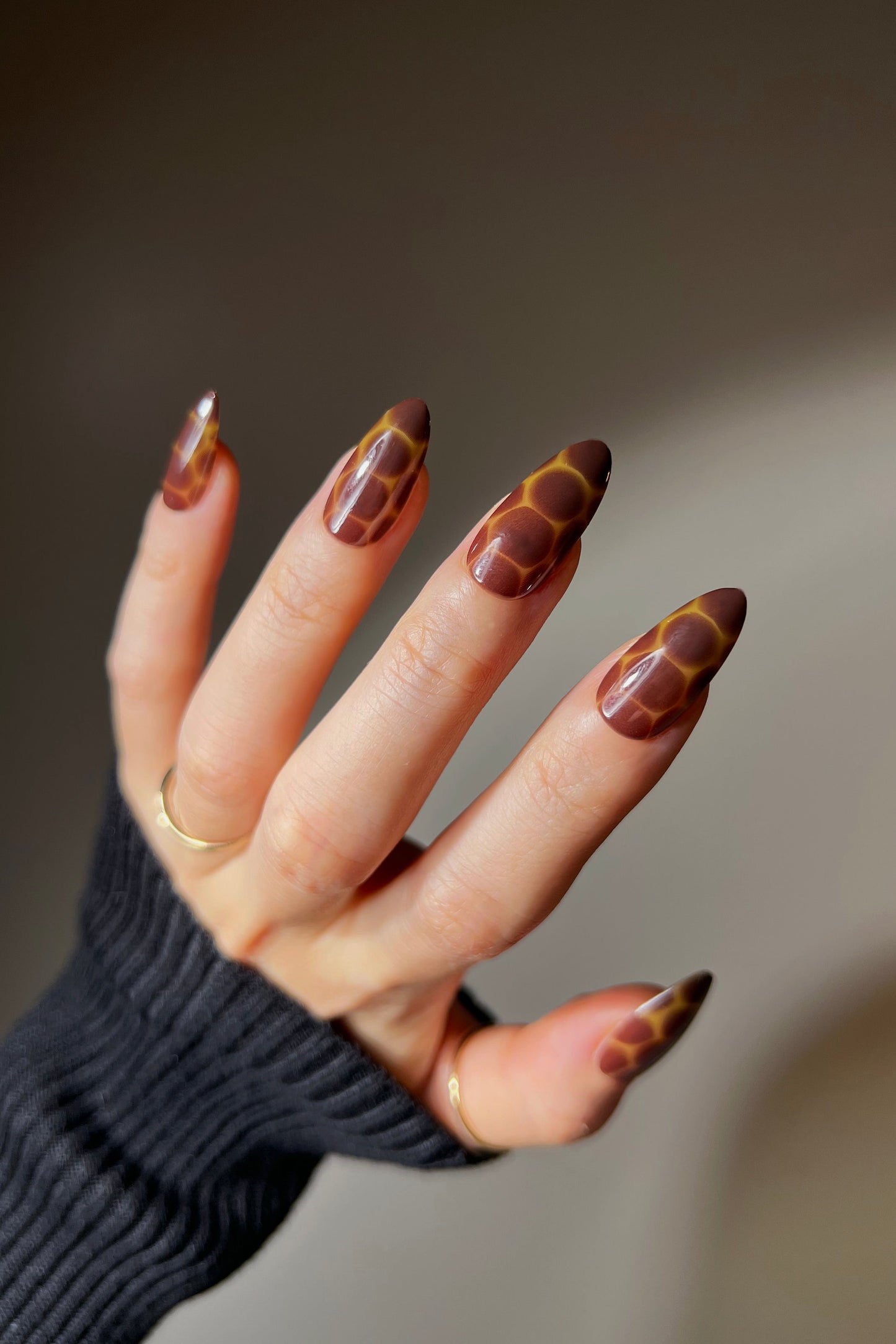 Bonmuz - Cocoa Nouveau | Soft & Durable Press-On Nails