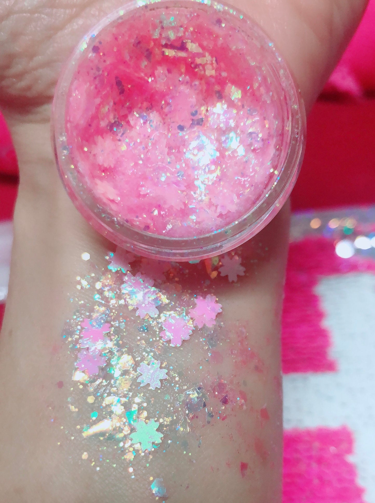 Inked Doll Cosmetics - BALLET SLIPPERS Mermaid Jelly (Face/Body/Hair) Glitter Gel