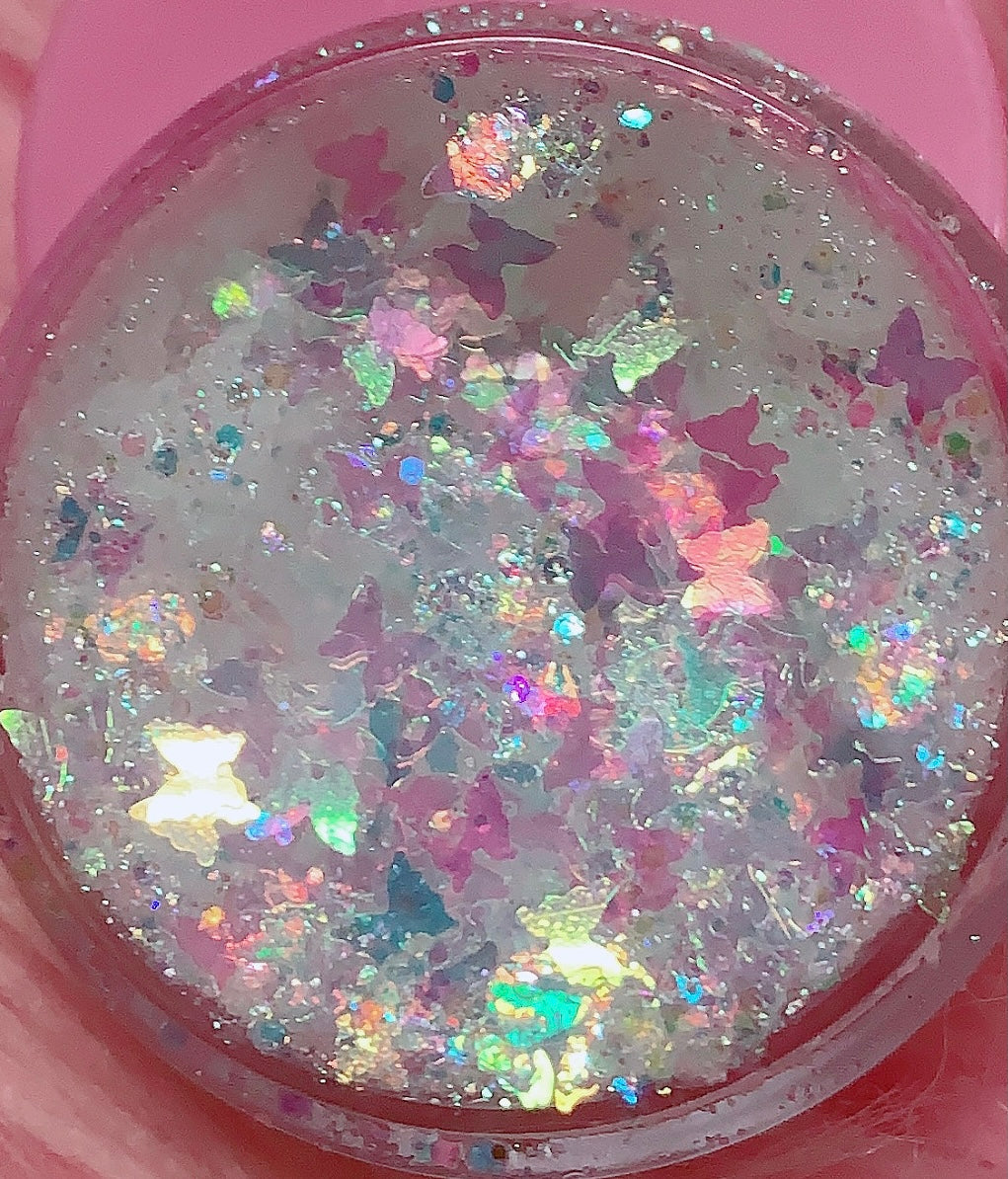 Inked Doll Cosmetics - BUTTAFLY GLOW! Glitter Gel