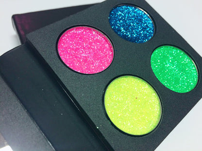 Inked Doll Cosmetics - PASTEL CANDY COATED DREAMZ Pressed GLITTER Quad