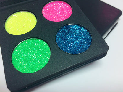 Inked Doll Cosmetics - PASTEL CANDY COATED DREAMZ Pressed GLITTER Quad