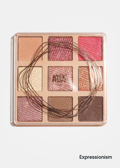 AOA Colorful Canvas 9 Color Eyeshadow Palette
