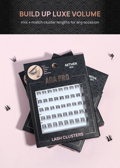 AOA Pro Lash Clusters: Aether