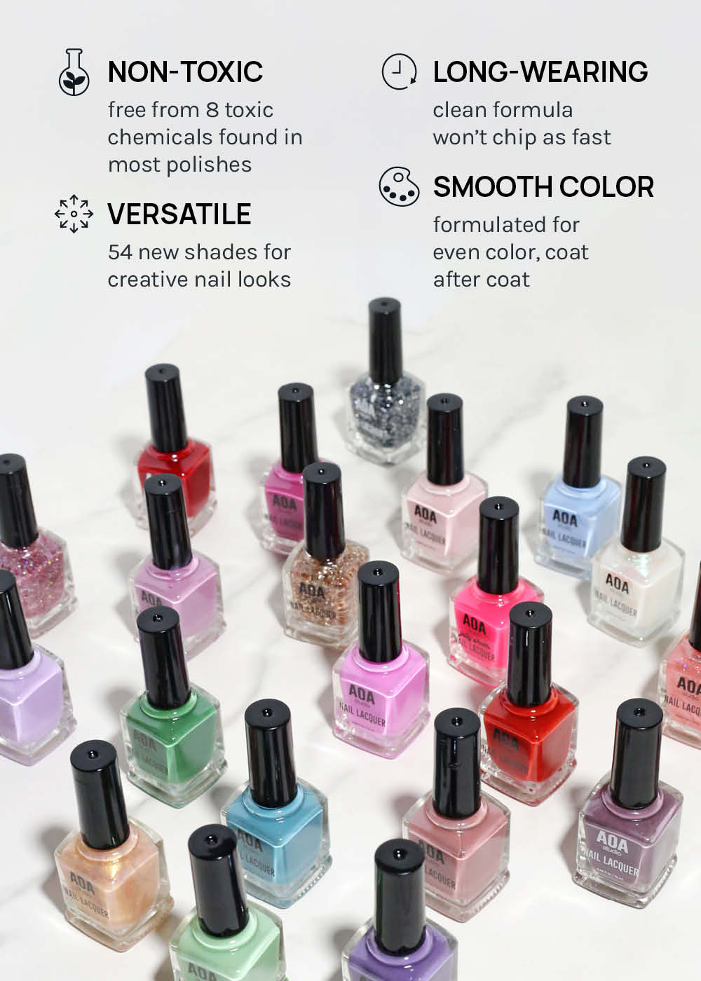 AOA Nail Lacquer – Browns