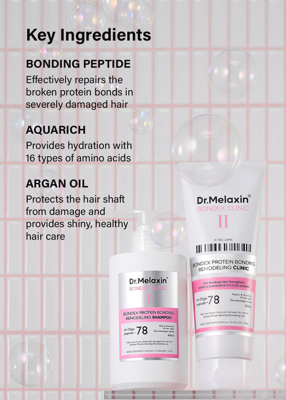 Dr. Melaxin Bondex Protein Bonding Remodeling Shampoo 400ml