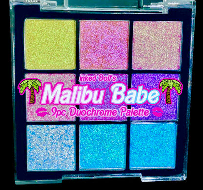 Inked Doll Cosmetics - “MALIBU BABE” 9 pc Duochrome Palette