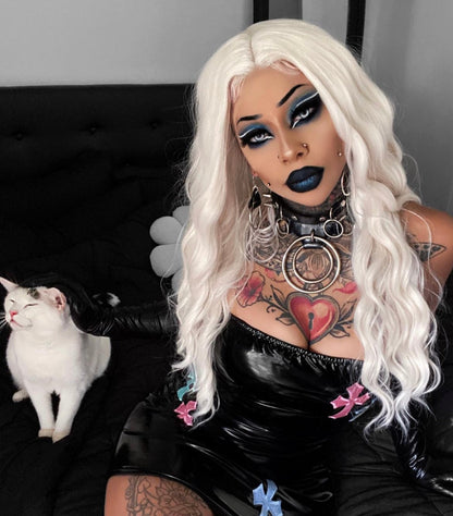Inked Doll Cosmetics - (HUGE!) Monster Doll PURRSEPHONE & MEOWLODY *UV Neon Pastel* SPLIT LINER/FACE/BODY PAINT