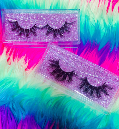 Inked Doll Cosmetics - #BADBISH 3D DreamDoll Lashes *GLITTER* Case