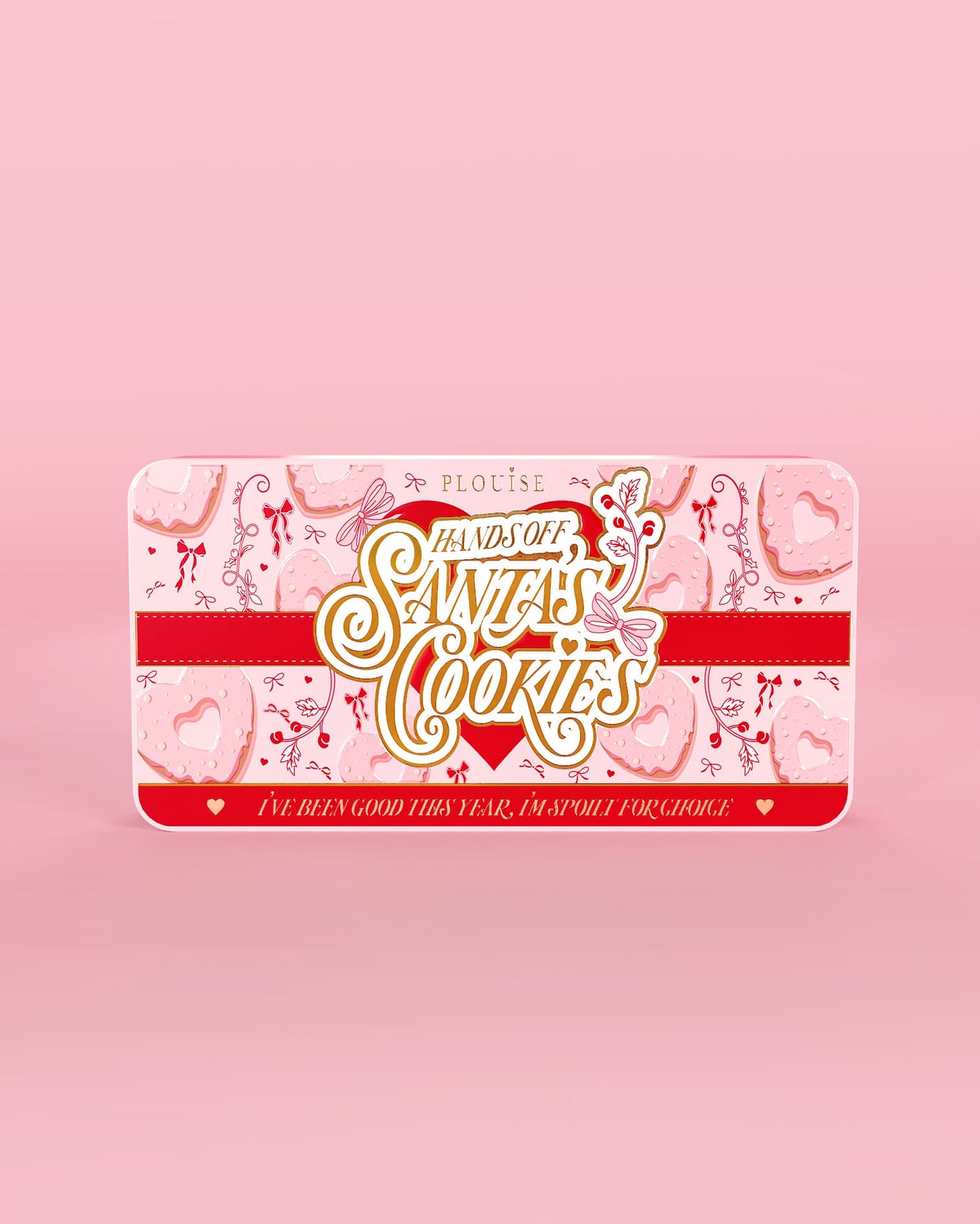 Santas Cookies Spoilt For Choice Blush Tin