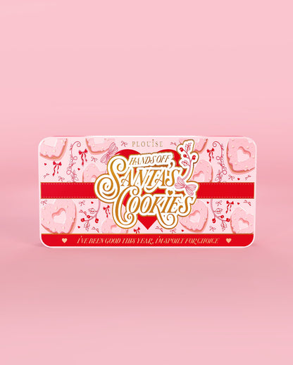 Santas Cookies Spoilt For Choice Blush Tin