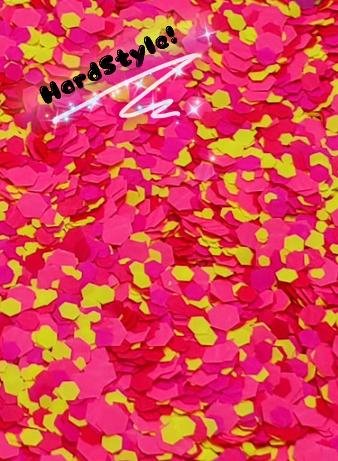 Inked Doll Cosmetics - "HARDSTYLE" *UV/BlackLight* FESTIVAL FUNFETTI