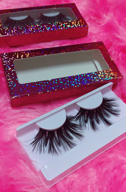 Inked Doll Cosmetics - #$IKKENING 3D DreamDoll Lashes *Pink Holographic* Case
