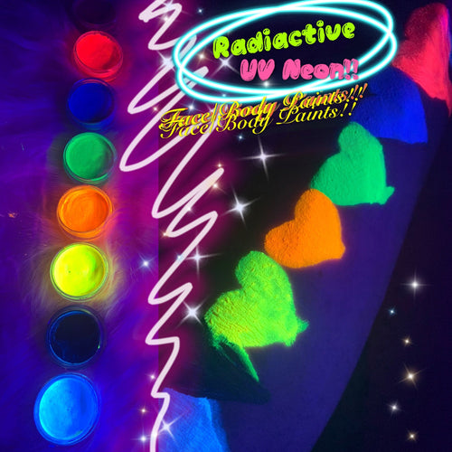 Inked Doll Cosmetics - RADIOACTIVE *UV NEON* LINER/FACE/BODY PAINT!