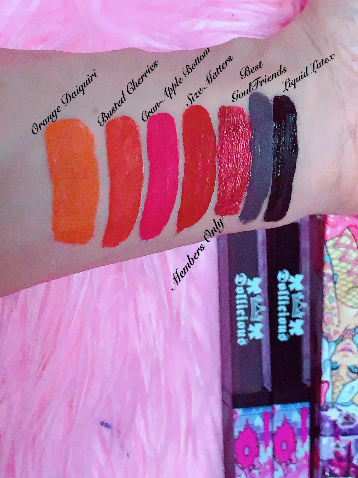 Inked Doll Cosmetics - THE "REDS!!" DOLLICIOUS MATTE VEGAN LIQUID LIPSTICK