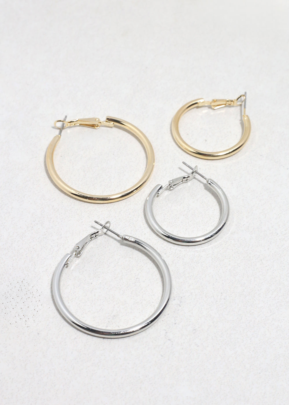 Classic Thick Hoop Earrings - 5mm