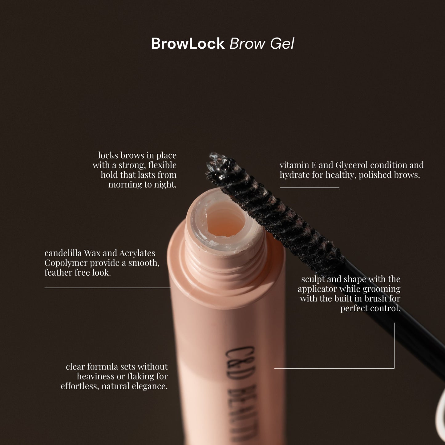 C & D Beauty - BrowLock Brow Gel