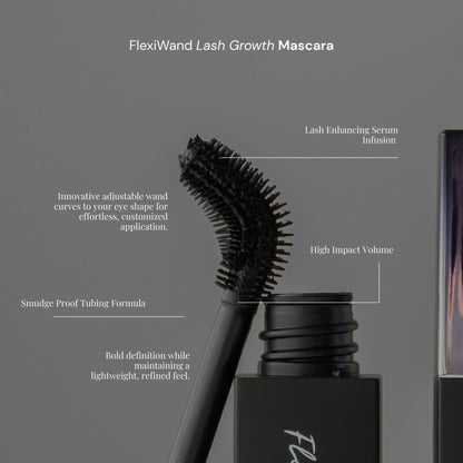 C & D Beauty - Black Flexi Wand Lash Growth Mascara