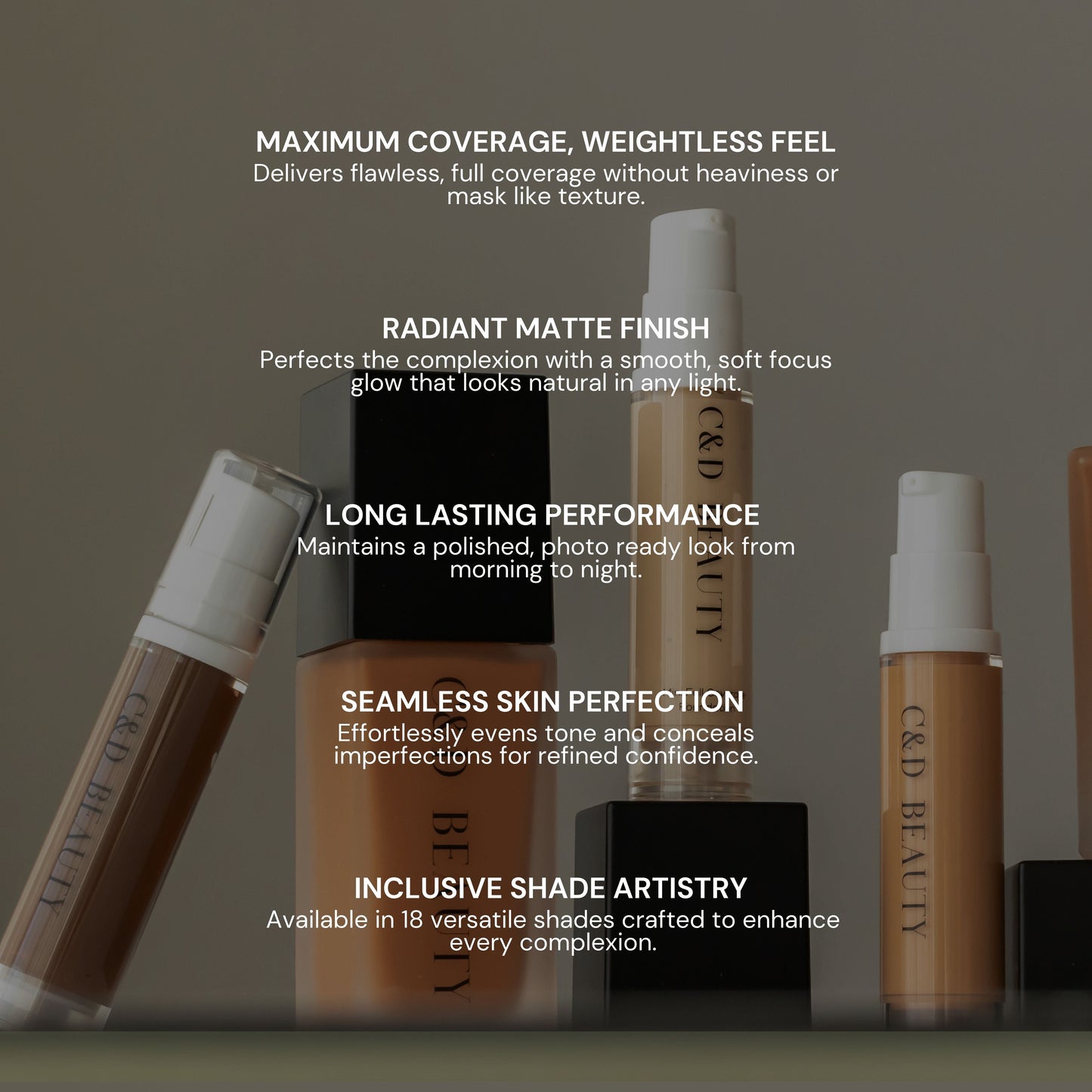 C & D Beauty - Full coverage foundation