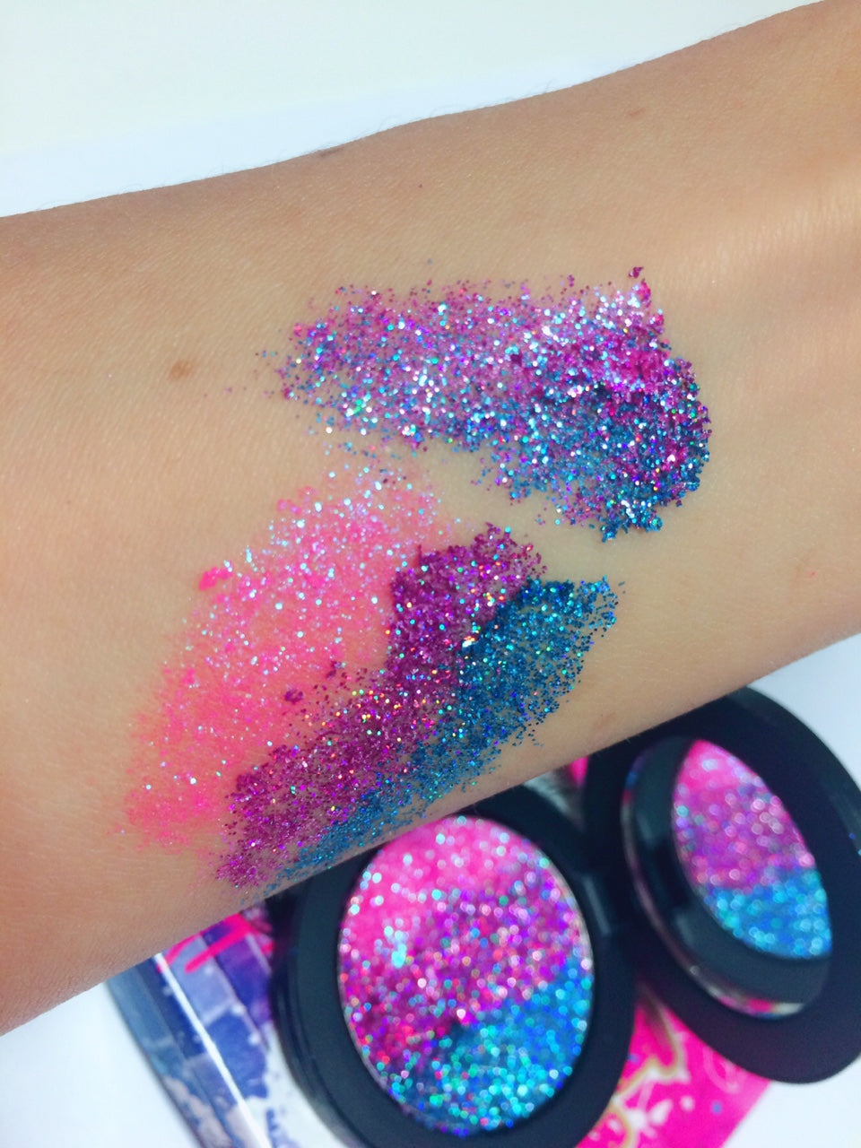 Inked Doll Cosmetics - *MERMAID PARADISE !* Iridescent Glitter Pressed Single!